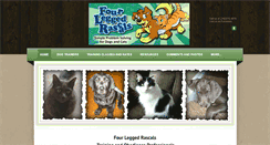 Desktop Screenshot of fourleggedrascals.com